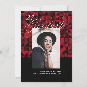 Diseño Minimalista de INVITACIÓN de GRADUACIÓN