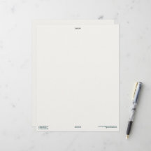 Diseño minimalista de papel letterhead premium