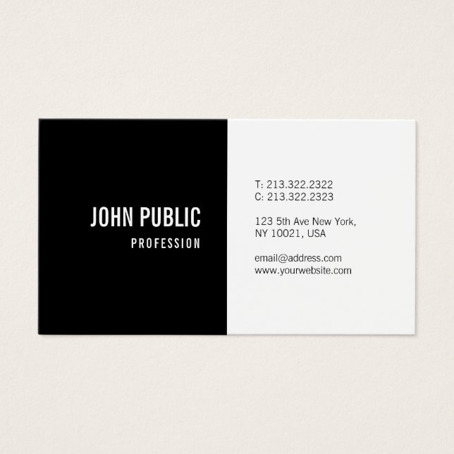 Diseño minimalista moderno profesional elegante (Frente)