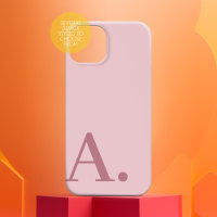 Diseño mínimo con un inmenso monograma - rosa Rosa