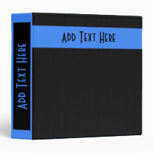 Diseño mínimo negrita azul en el ligador Personali