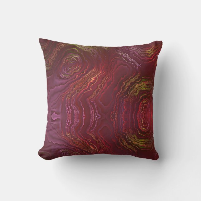 Diseño moderno almohada de tiro abstracto de mármo (Anverso)