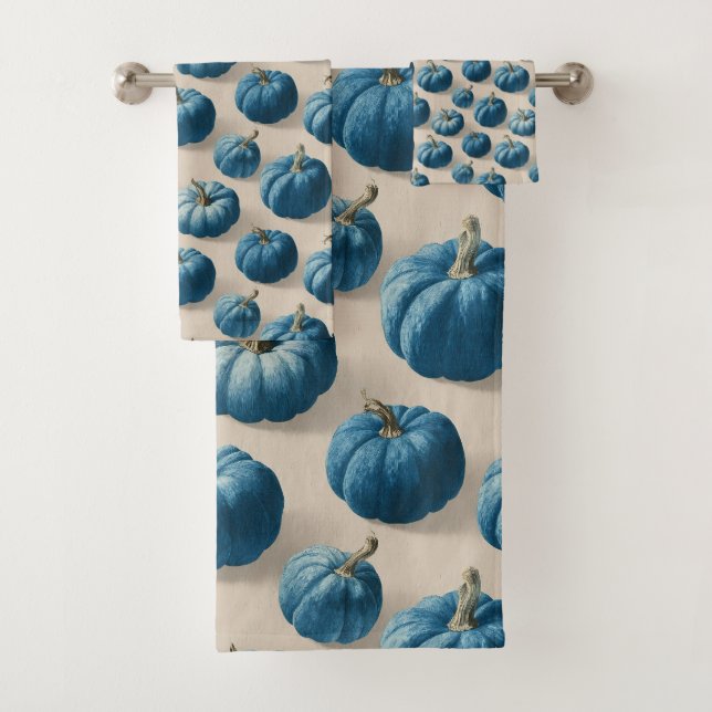 Diseño moderno de caída de calabaza azul (In situ)