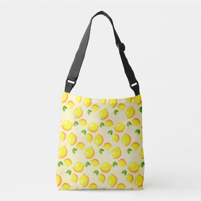 Diseño moderno de la bolsa de limón amarillo Cross (Anverso)