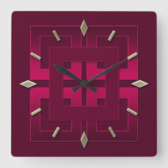 Diseño moderno de relojes de pared . (Anverso)