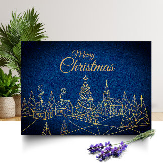 Diseño moderno de tarjeta de Navidad