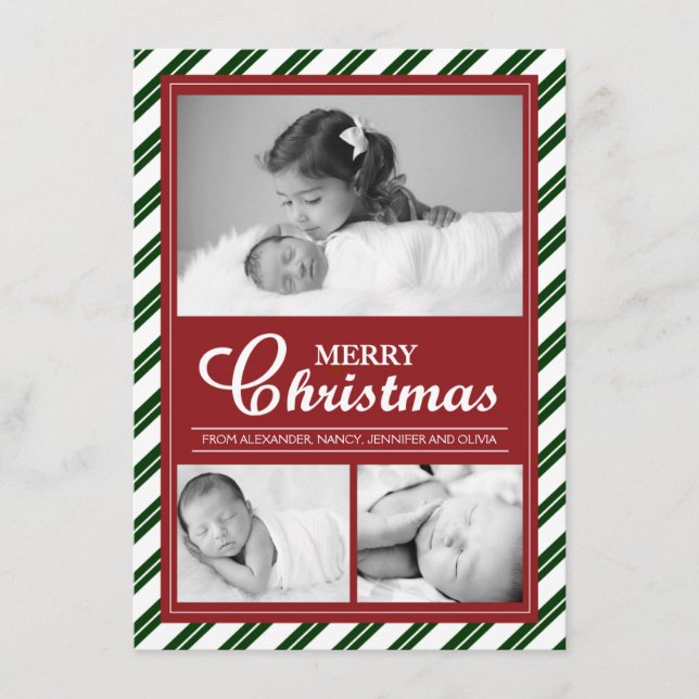 Diseño moderno de tarjetas fotográficas de Persona (Anverso)