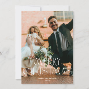 diseño moderno de vacaciones de Navidad alegre