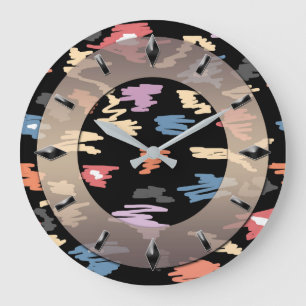 Diseño moderno del reloj de pared.