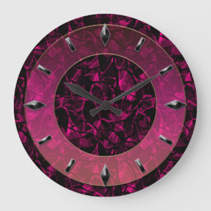 Diseño moderno del reloj de pared.