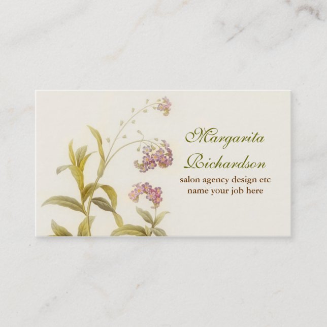 diseño moderno elegante de la tarjeta de visita (Anverso)