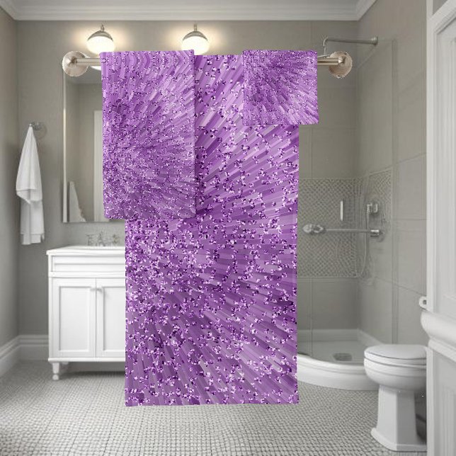 Diseño moderno y chic en morado con efecto brillo (Subido por el creador)