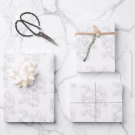 Diseño Mogol en un Conjunto de Papel de Regalo de