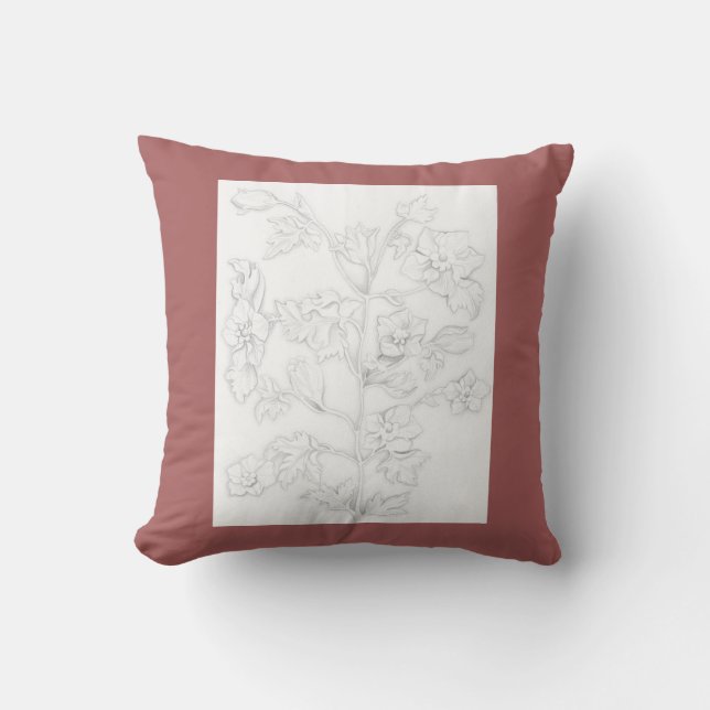 Diseño Mogol en una Almohada (Anverso)