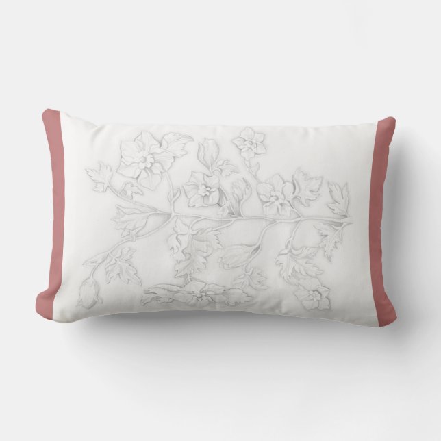 Diseño Mogol en una Almohada Lumbar (Anverso)