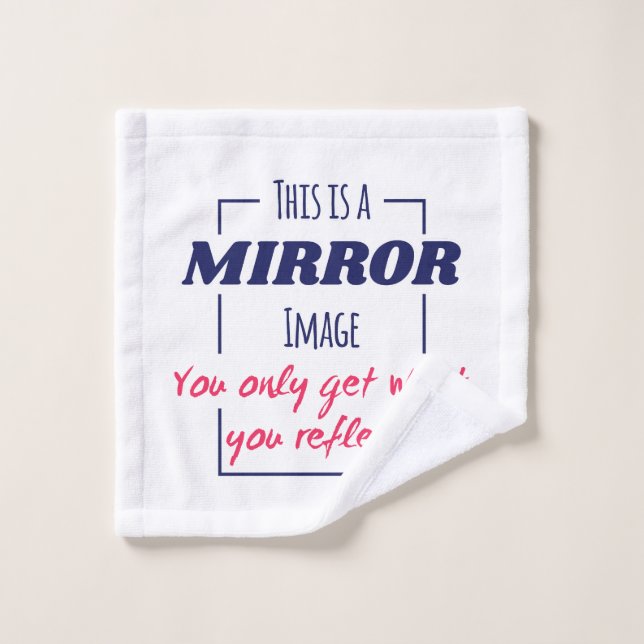 Diseño Motivacional de Mentalidad de Reflexión en  (Toallita)