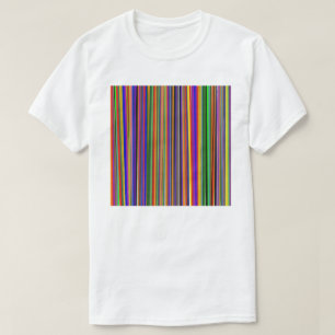 Diseño Multicolor en Camiseta Blanca