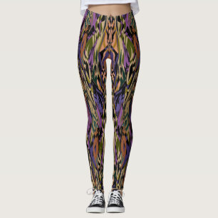 Diseño multicolor Leggings femeninas