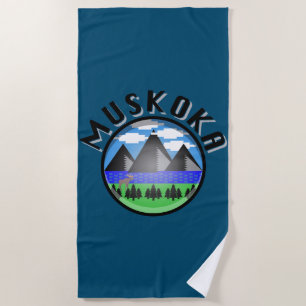Diseño Muskoka (Versión 2) - Toalla de playa