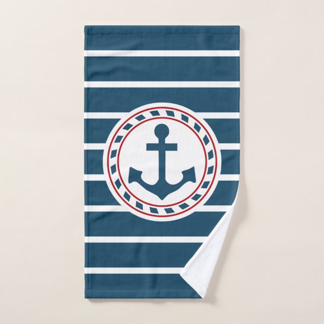 Diseño náutico (Toalla de mano)