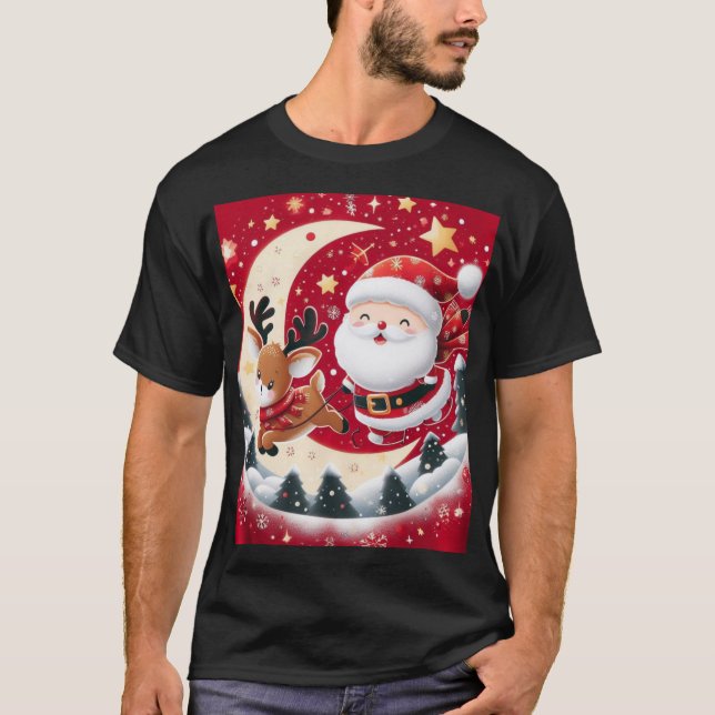diseño navideño de camisetas (Anverso)