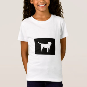 Diseño negro de la camisa de Labrador