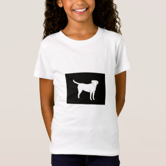 Diseño negro de la camisa de Labrador
