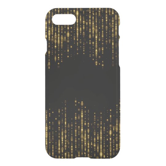 Diseño negro y atractivo GR2 del purpurina del oro Funda Para iPhone 7