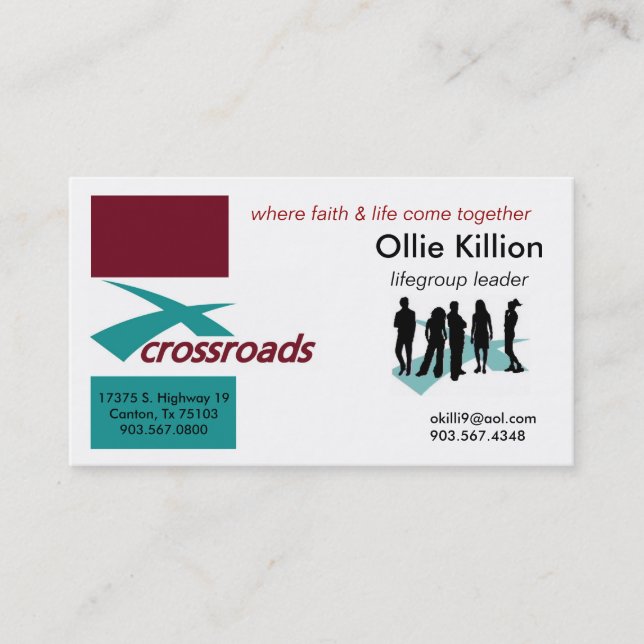Diseño OllieDollies de la tarjeta de visita del (Anverso)