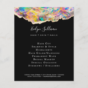 diseño opal en volante negro