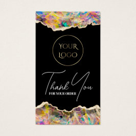 Diseño optativo en inserción de paquete negro