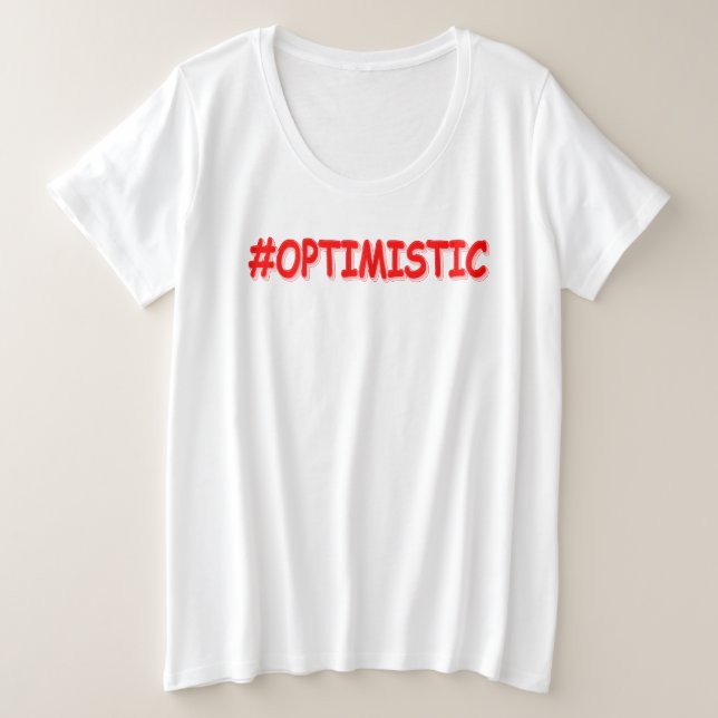 Diseño "OPTIMISTA". ¡Hazte con una en Zazzle (Anverso del diseño)