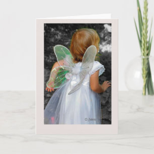 Diseño original del jjhelene del "ángel" - tarjeta