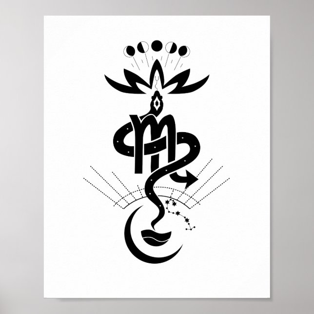 Diseño original para impresión de serpientes 2025, (Frente)