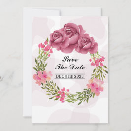 Diseño paisajístico de tarjetas de invitación a la