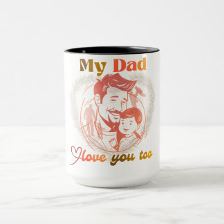 Diseño para el día del padre | diseño de taza para