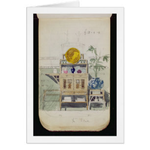 Diseño para un aparador, c.1860s-70s (w/c y lápi