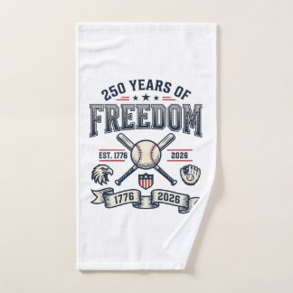 Diseño Patriótico de Béisbol 250 Años de Libertad_