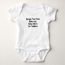 Diseño personalizado Camisa bebé, regalo de Baby S