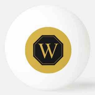 Diseño personalizado de bolas de monograma Ping Po