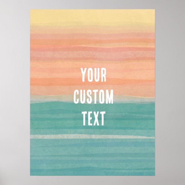 Diseño personalizado de la salida del sol de arte  (Frente)