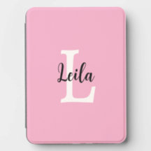 Diseño personalizado de monograma de nombre en let