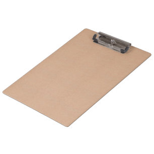 Diseño personalizado del portapapeles estilo papel