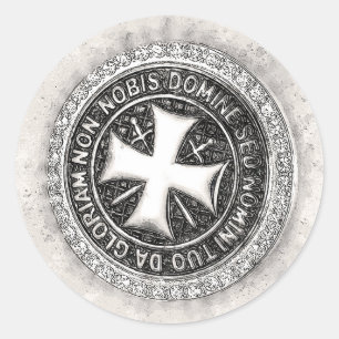 Diseño personalizado del sello de la cruz medieval