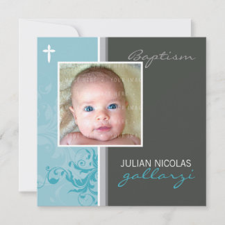 DISEÑO PERSONALIZADO :: Invitación al bautismo de 