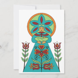 Diseño polaco de la tarjeta Ciocia