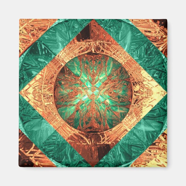 Diseño polar en imán (Frente)