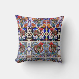 Diseño portugués arrojar almohada