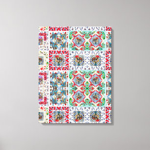 Diseño portugués Imprimir lienzo estirado