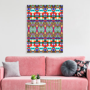 Diseño portugués Imprimir lienzo estirado